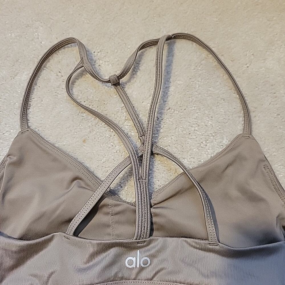 Alo Alosoft Lavish Sports Bra Womens Strappy Racerback Yoga Athletic Size XS - Picture 4 of 7